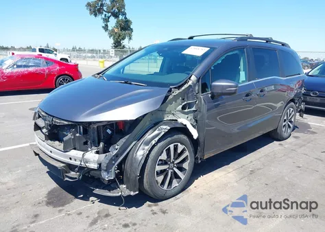 2025 Honda Odyssey Ex-L z USA, uszkodzony, nr VIN 5FNRL6H69SB032086